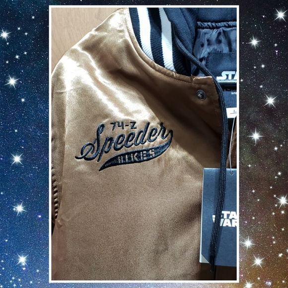 👍🏻HPx2👍🏻🔥Star Wars Heroes & Villains Scout Trooper Bomber Jacket🔥 - Picture 6 of 13